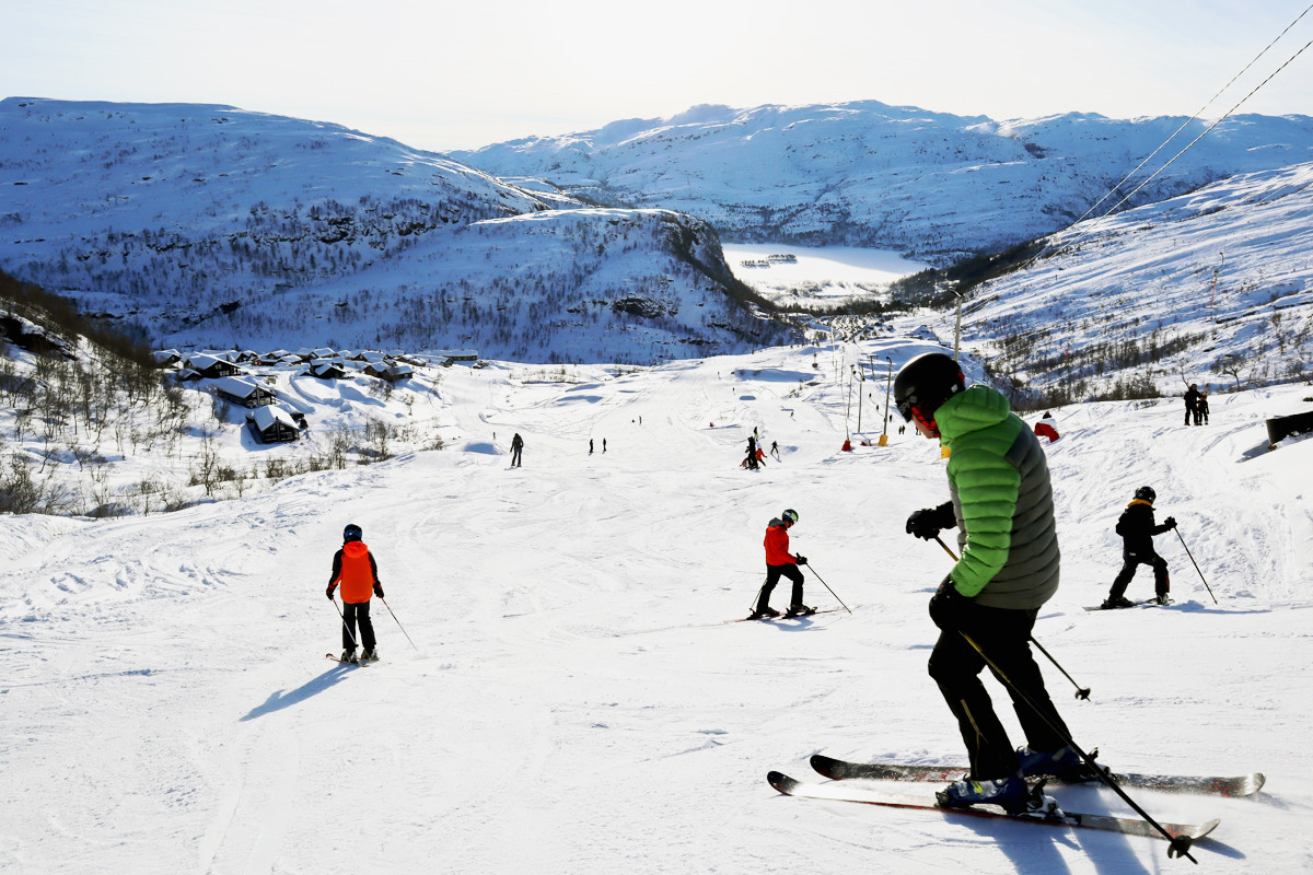 Eikedalen Skisenter med heiser og alpinbakker nær Bergen